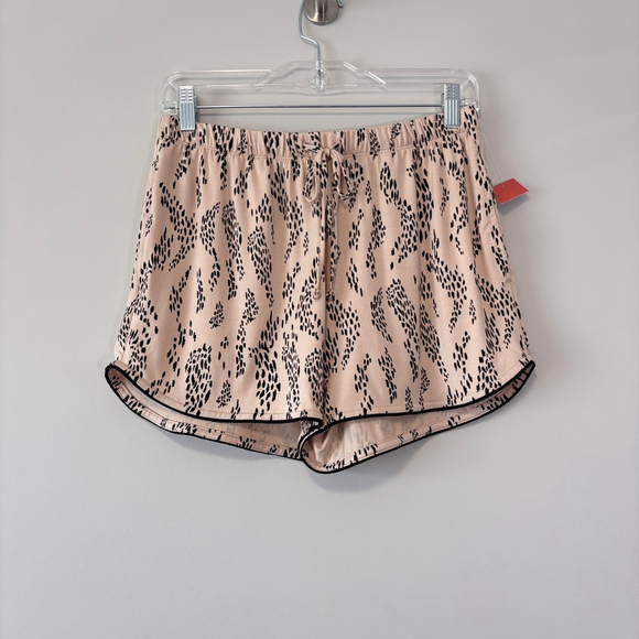 State of Day Women's 2X Beige & Black 2-Pc. Short-Sleeve & Shorts Pajama Set NWT - Picture 8 of 10